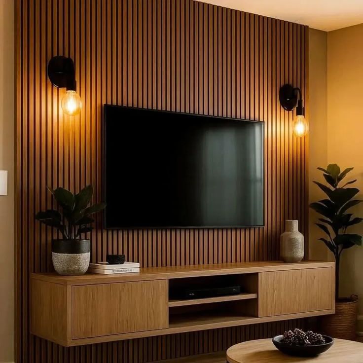 Modern Feature Wall living room makeover ideas