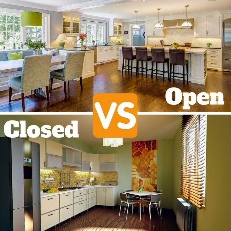 Open-Plan vs Closed Kitchens