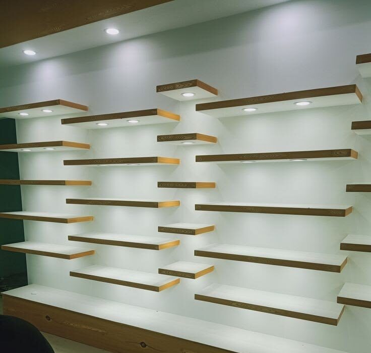Wall-Mounted Shelving